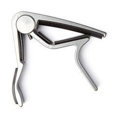 Каподастр для акустичної гітари Dunlop 83CS Smoked Chrome Acoustic Trigger Curved Capo 114887 фото