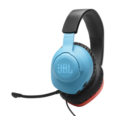 JBL Quantum 100N Blue/Red Wired Gaming Headset JBLQTUM100N photo