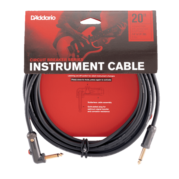 D'ADDARIO PW-AGLRA-20 Curcuit Breaker Latching Switch (6m) 34738 фото