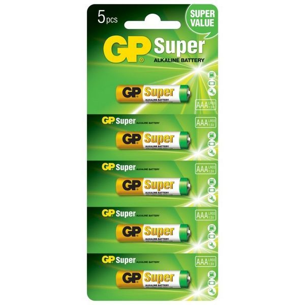 Батарейка GP Super Alkaline AAA (1,5 В)