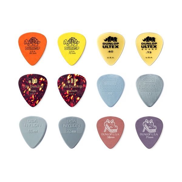 Набір медіаторів Dunlop PVP101 Light/Medium Variety Pack (12 шт.) 125945 фото