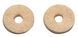 Прокладки для держателей ремня гитары Partsland Strap Button Felt Padding Natural (12 шт.) G-555999 фото 1