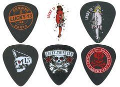 DUNLOP LUCKY 13 ARTIST SERIES PICK 1.0MM 20144 фото