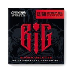 Струни для електрогітари Dunlop BIG1268 Bj&ouml;rn Gelotte Clear Coat Drop Bb 128724 фото