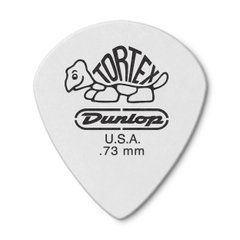 Медіатор Dunlop 478P.73 Tortex White Jazz III .73 mm (12 шт.) 125378 фото