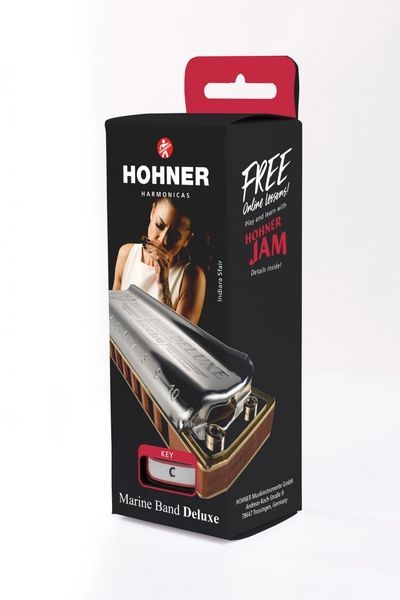 Губная гармошка Hohner Marine Band Deluxe M200506P F-major 128793 фото