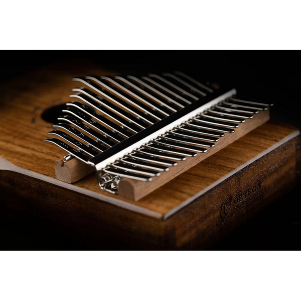 Калимба с подключкой Ortega Lizard OKB1E Solid Acacia, 17 Keys