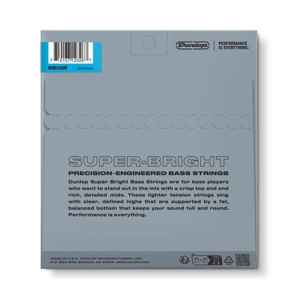 Струни для 5-струнної бас-гітари Dunlop DBSBS45125M MD Scale Super Bright Stainless Steel 126935 фото