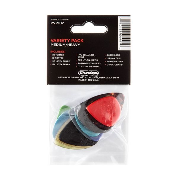 Набор медиаторов Dunlop PVP102 Medium/Heavy Variety Pack (12 шт.) 125946 фото