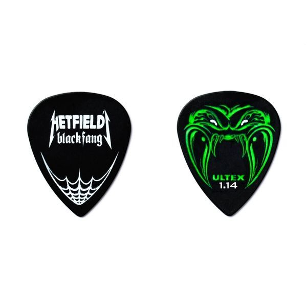 Набор медиаторов Dunlop PH112T1.14 Hetfield's Black Fang Pick Tin 1.14 mm (6 шт.) 119186 фото