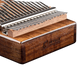Калимба с подключкой Ortega Lizard OKB1E Solid Acacia, 17 Keys