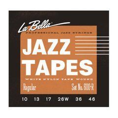 Струни для електрогітари La Bella Jazz Tapes White Nylon 600M, 14-67 122245 фото