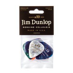 Набір медіаторів Dunlop PVP106 Celluloid Medium Variety Pack (12 шт.) 125948 фото