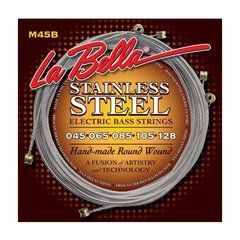 Струни для бас-гітари La Bella Stainless Steel Round Wound M40B, 40-128 112530 фото