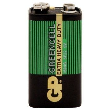 Батарейка GP Greencell 6F22 (9 В)