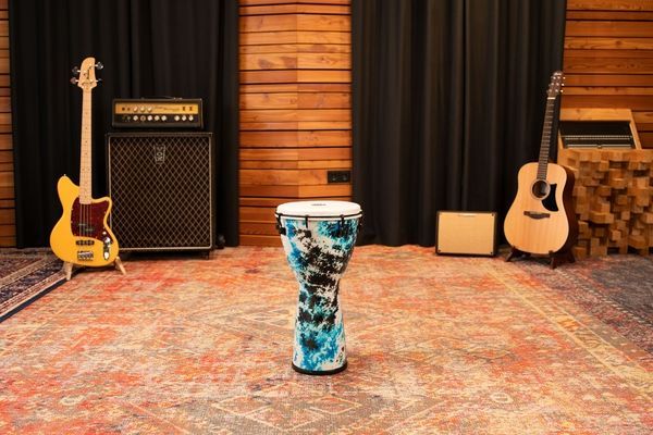 Джембе Meinl Alpine Synthetic ADJ10-GB (10") Galactic Blue Tie Dye 128650 фото