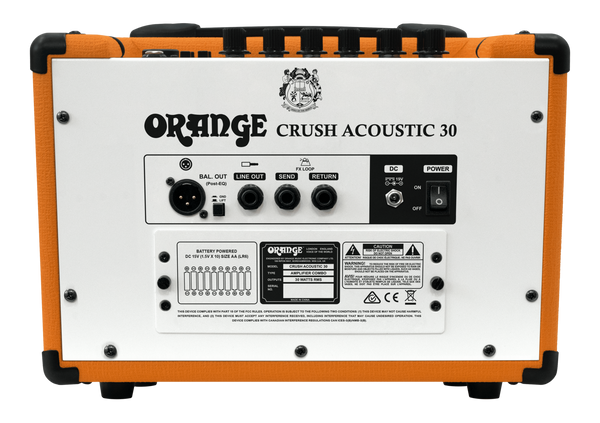 Комбопідсилювач для акустичної гітари Orange Crush Acoustic 30 126452 фото