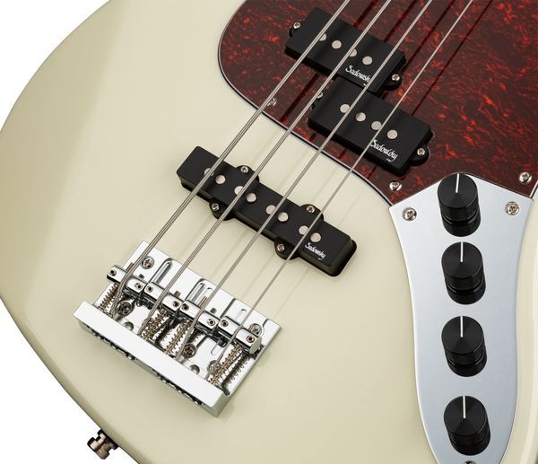 SADOWSKY MetroExpress 21-Fret Hybrid P/J Bass, Maple, 4-String (Olympic White High Polish) &mdash; Bass guitar 38387 photo