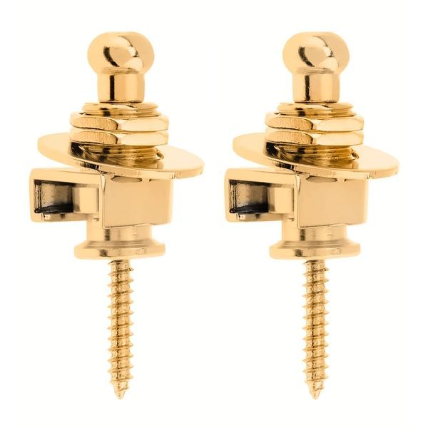 PAXPHIL PSL700G Guitar Strap Security Locks, Gold 26025 photo