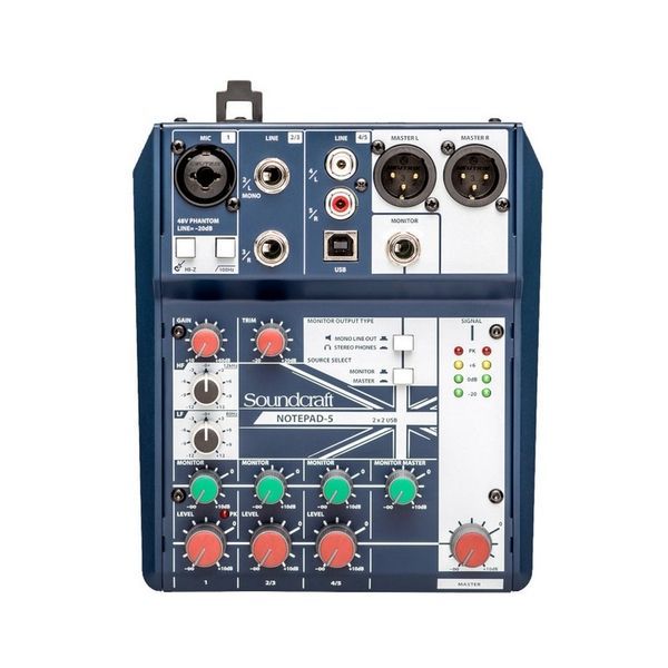 Аналоговый микшерный пульт Soundcraft Notepad 5 Soundcraft-Notepad5 фото