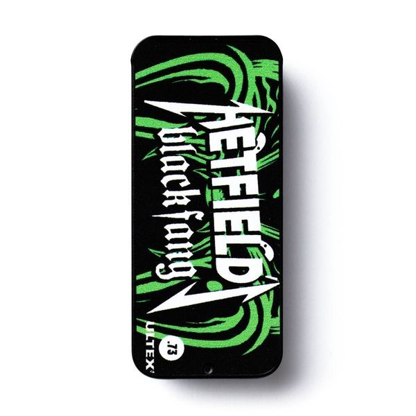 Набор медиаторов Dunlop PH112T.73 Hetfield's Black Fang Pick Tin .73 mm (6 шт.) 126527 фото