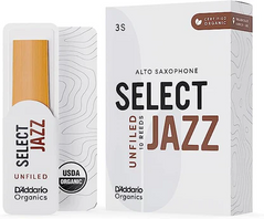 Тростини для альт-саксофона D'Addario Organic Select Jazz &ndash; тростини для альт-саксофона фото