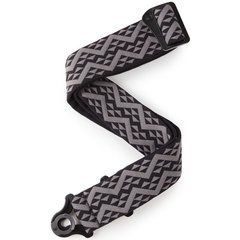 Гитарный ремень D'ADDARIO 50BAL03 AUTO LOCK (BLACK PADDED GEOMETRIC) 36968 фото