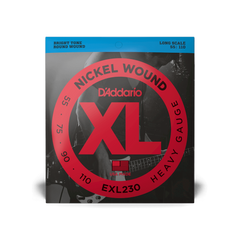 D'ADDARIO EXL230 XL NICKEL WOUND BASS HEAVY (55-110) 19586 фото