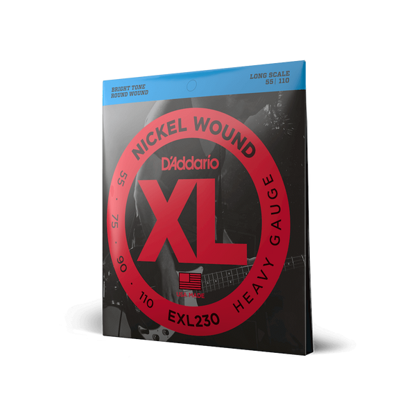 D'ADDARIO EXL230 XL NICKEL WOUND BASS HEAVY (55-110) 19586 фото