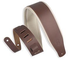 Гитарный ремень LEVY'S M26PD-BRN_CRM CLASSICS SERIES PADDED TWO-TONE (BROWN, CREAM) 39951 фото