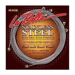 Струни для бас-гітар La Bella Stainless Steel Round Wound M40, 40-95 112529 фото