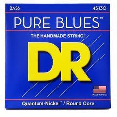 DR Strings PURE BLUES Bass - Medium - 5-string (45-130) 40827 фото