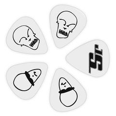 D'ADDARIO JOE SATRIANI SIGNATURE GUITAR PICKS, WHITE (Light Gauge) 21963 фото