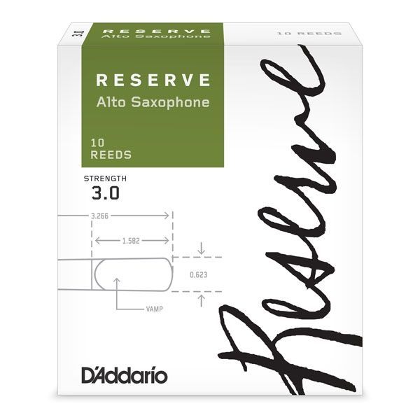 Трость для альт-саксофона D'Addario Reserve №3,0 (1 шт) 33298 фото