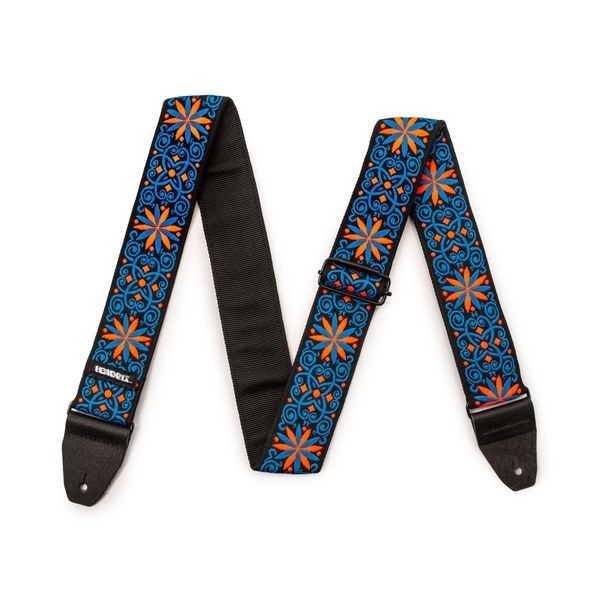 Ремень гитарный Dunlop JH25 2" Jimi Hendrix Blacklight Fillmore Blue 128833 фото