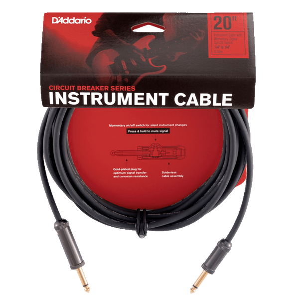 D'ADDARIO PW-AG-20 Curcuit Breaker Momentary Mute (6m) 22351 фото