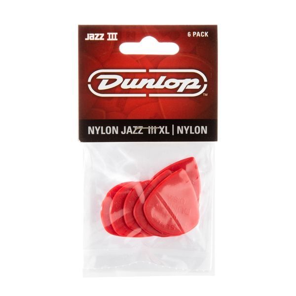 Медіатор Dunlop 47PXLN Nylon Jazz III XL 1.38 mm (6 шт.) 125356 фото