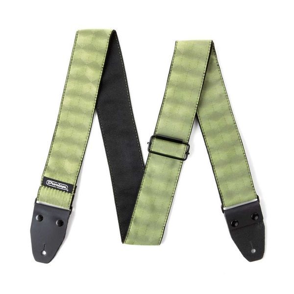 Гітарний ремінь DUNLOP D6710 JACQUARD HEXAGON ECHO &mdash; оливковий 38273 фото