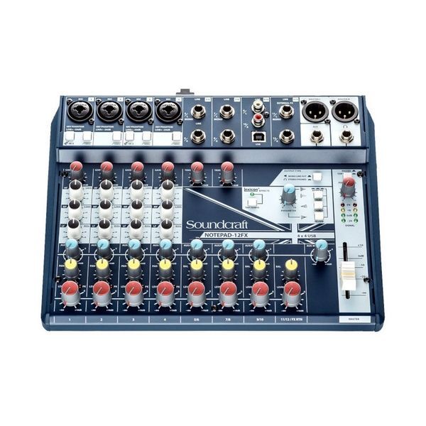 Аналоговий мікшерний пульт Soundcraft Notepad 12FX Soundcraft-Notepad12FX фото