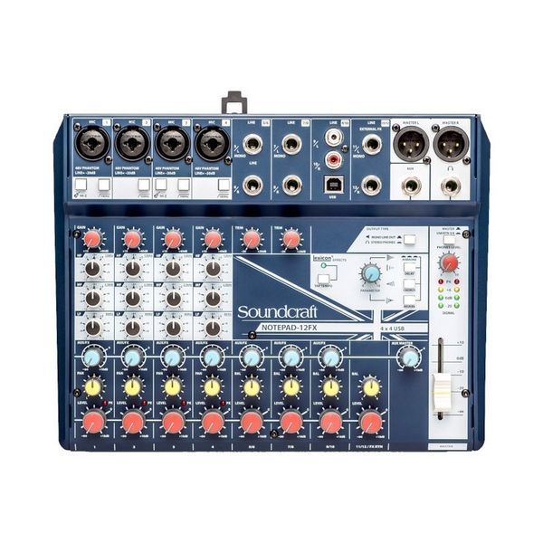 Аналоговий мікшерний пульт Soundcraft Notepad 12FX Soundcraft-Notepad12FX фото