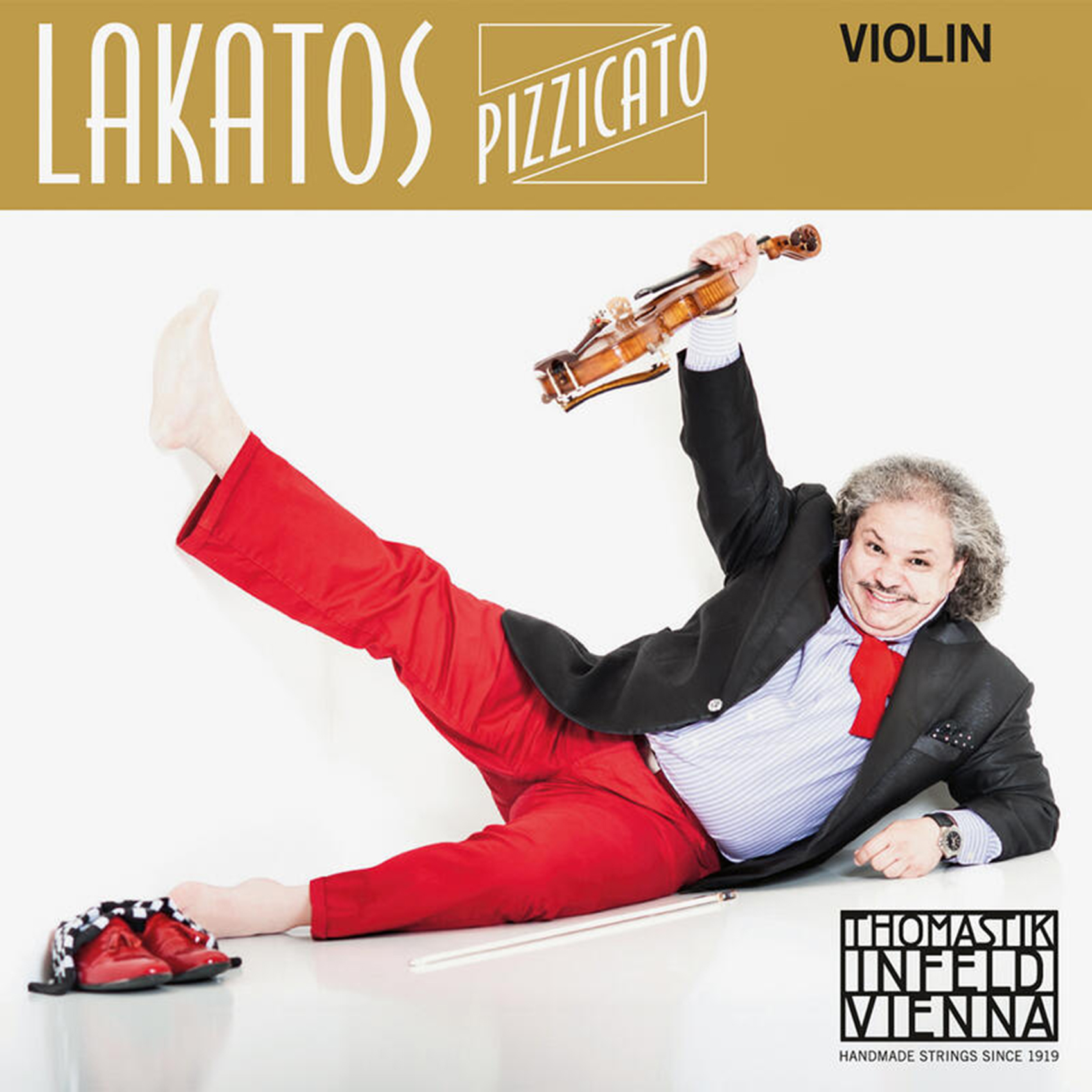 Комплект струн Thomastik Lakatos Pizzicato 4/4 для скрипки — упаковка