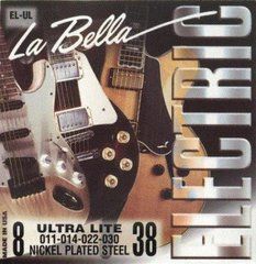 Струни для електрогітари La Bella EL-UL, 8-38 121478 фото