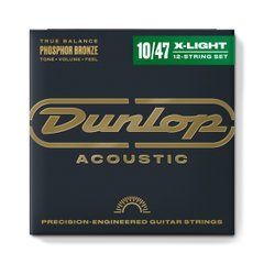 Струны для акустической гитары Dunlop Phosphor DAP1047J Bronze Light 12-String 116760 фото