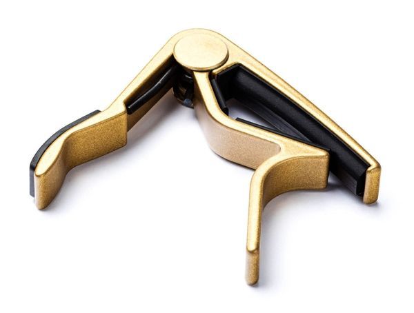 DUNLOP 83CG Trigger Curved Acoustic Guitar Capo, Gold 20043 photo