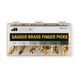Набір медіаторів Dunlop 3070 Brass Fingerpick Cabinet (120 шт.) 114909 фото 1