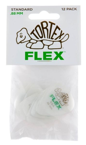 DUNLOP TORTEX FLEX STANDARD .88MM Guitar Pick 34811 photo