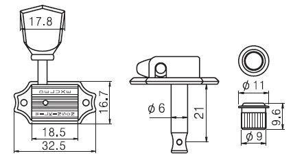 PAXPHIL WJ-44 3+3 BK