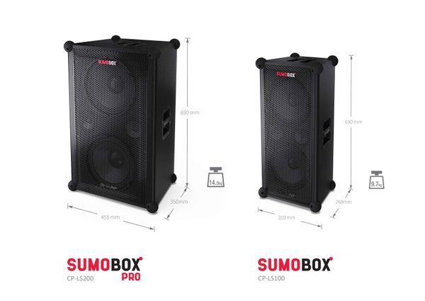 Портативная акустическая система Sharp CP-LS200 SumoBox Pro