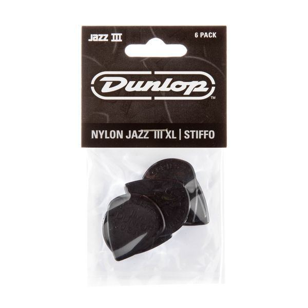 Медиатор Dunlop 47PXLS Nylon Jazz III Stiffo XL 1.38 mm (6 шт.) 125357 фото