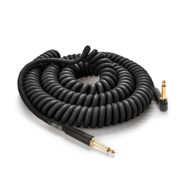 Кабель інструментальний MXR Coil DCICB30R (Jack 6,3 мм/Jack 6,3 мм (кутовий), 9 м) Black 128827 фото